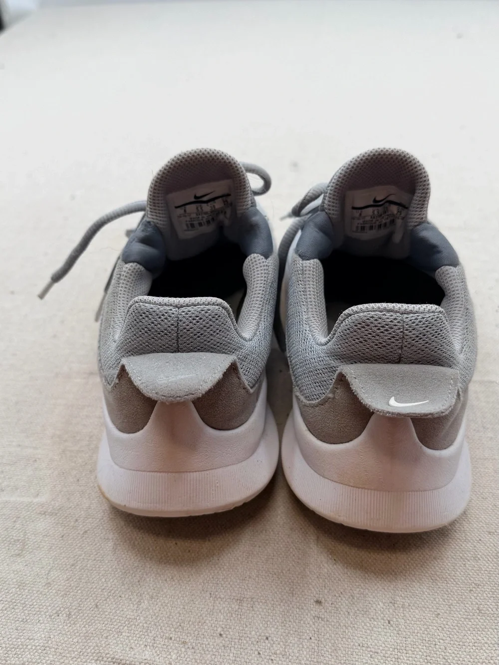 Nike Viale Light Grey Mesh Athletic Sneakers